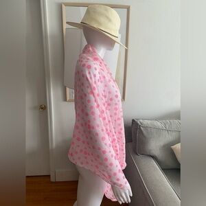 Chinese Laundry Pink Dots Infinity Scarf